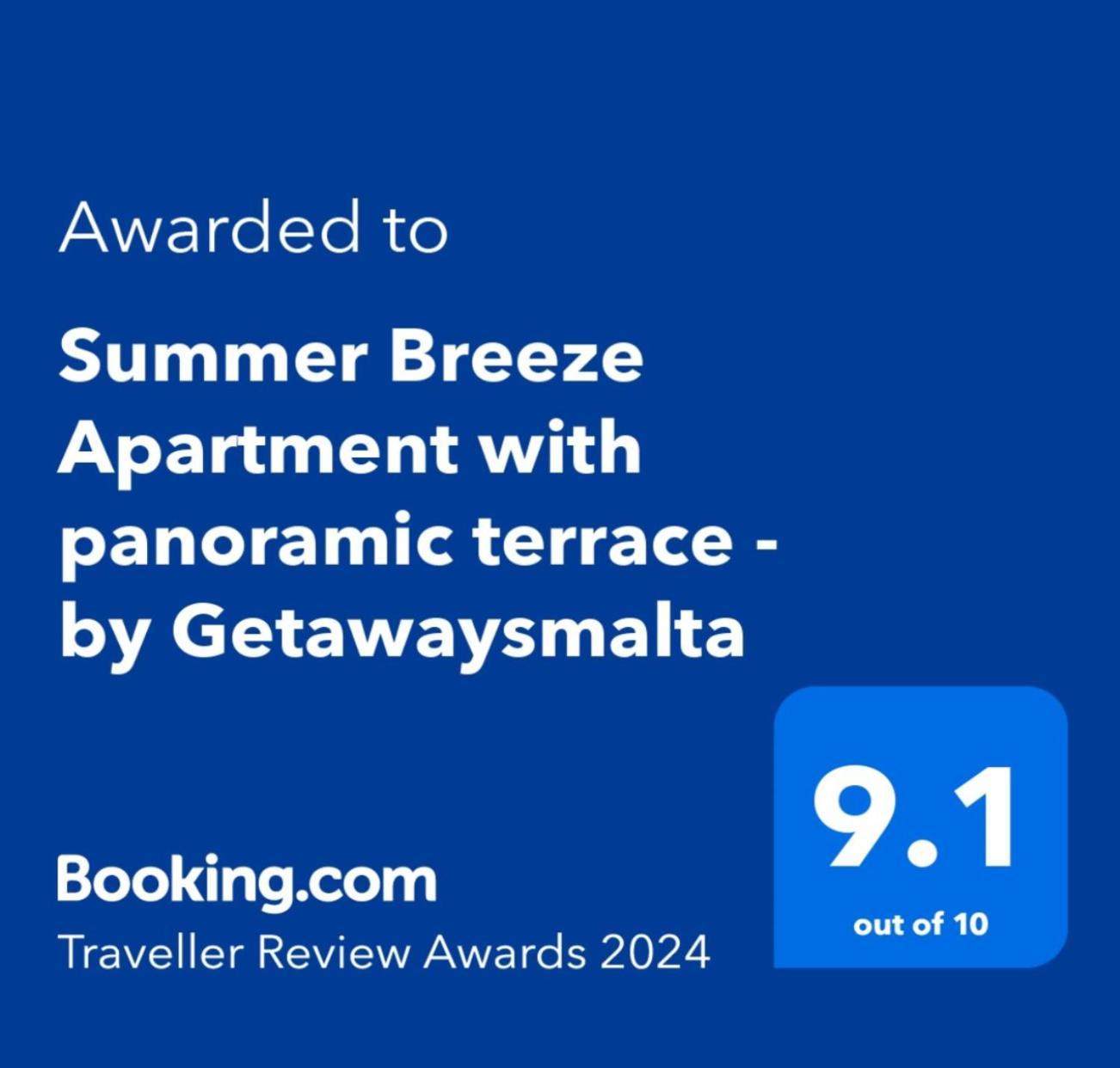 Summer Breeze Apartment With Panoramic Terrace - By Getawaysmalta メーリッハ エクステリア 写真